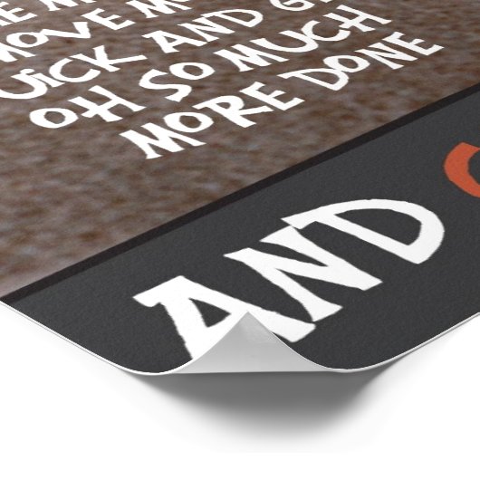 Eén stap tegelijk poster (Hoek)