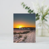 Één Stap tegelijkertijd Briefkaart (Staand voorkant)