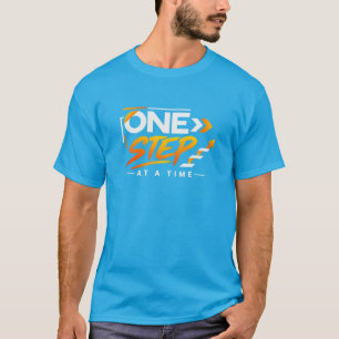 Eén Stap Verder – Motiverende Inspirerende Typogra T-shirt