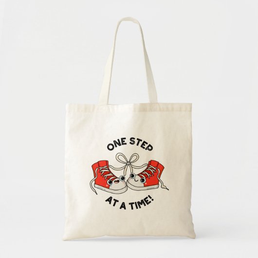 Een stap voor een schimmelaar spun tote bag (Voorkant)