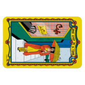 Eén stap voor een Time_B_4x6 koelkast Magneet (Horizontaal)