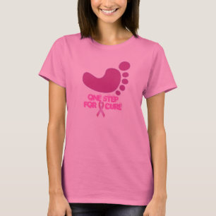 één stap voor kanker t-shirt