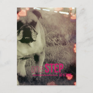 Een stap voor stap, Bulldog Briefkaart