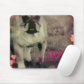 Een stap voor stap, Bulldog Muismat (Met muis)