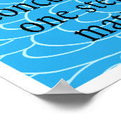 Eén stap voorwaarts Motivatie Poster (Hoek)