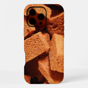 Een stapel bakstenen constructie iPhone 16 pro max hoesje