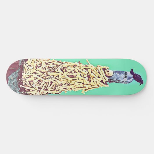 Een stapel Botten van de ODDFISCH Skateboards! Persoonlijk Skateboard (Horizontaal)
