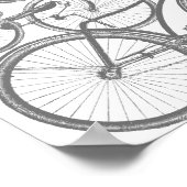 Een stapel fietsen poster (Hoek)