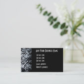 Een stapel houten letters in het Engels en monochr Visitekaartje (Staand voorkant)