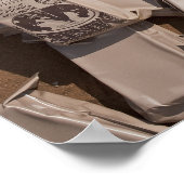 Een stapel maaltijden klaar om te eten poster (Hoek)