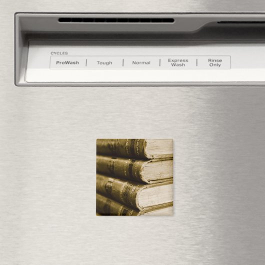 Een stapel oude boeken magneet (Insitu (Vaatwasser))