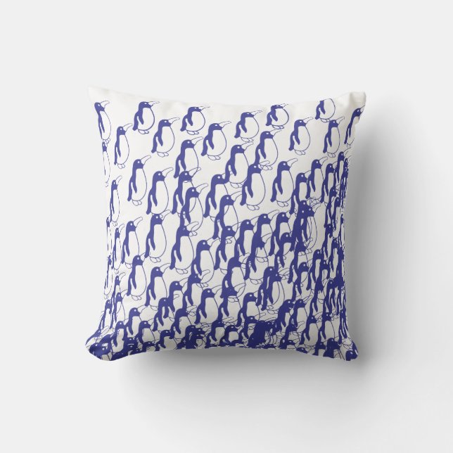 Een stapel pinguïns kussen (Voorkant)