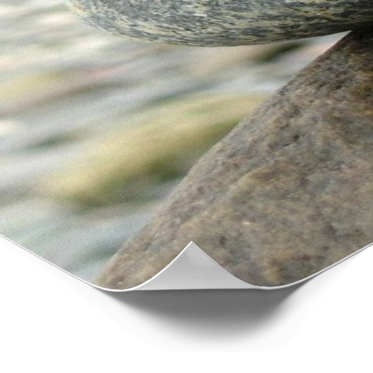 Een stapel Rocks Canvas afdrukken Poster (Hoek)