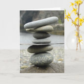 Een stapel van het Wenskaart van Rotsen Kaart (Gele Bloem)