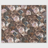 Een stapel van knuppels - één cent uitspreide acht cadeaupapier (Vlak)