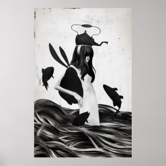 Een stapel weg van overal poster