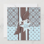 Een Star is Born Boy Invitation Square Kaart (Voorkant)