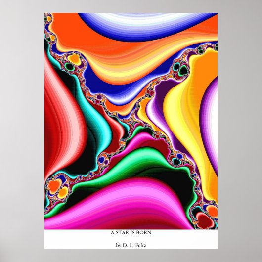 EEN STAR IS GEBOREN POSTER (Voorkant)