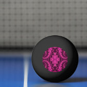 Eén Star Ping Pong Ball, Roze Black Pingpongbal (Net)