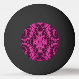 Eén Star Ping Pong Ball, Roze Black Pingpongbal