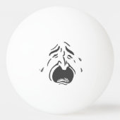 Een Star Ping Pong Ball weeping and glimlachen (Voorkant)