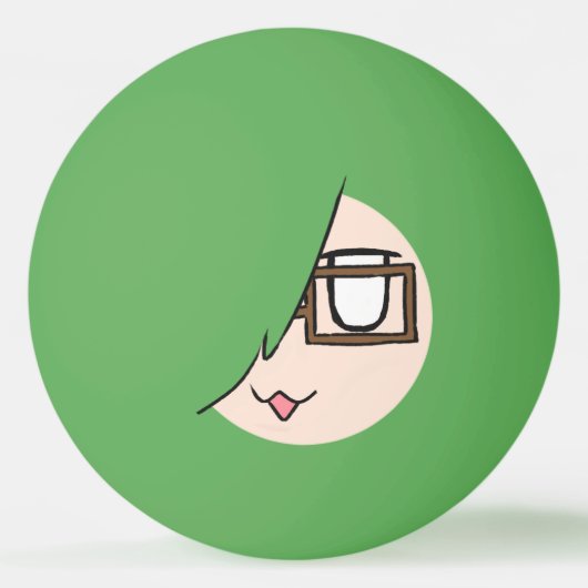 Eén Star Ping Pong Ball, White Pingpongbal (Voorkant)