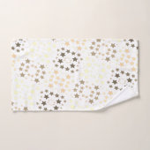 Een Star Print handdoek set met wit (Handdoek)