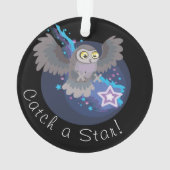 Een Star vangen!~ owl Ornament (achterkant)