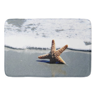Eén Starfish gewassen Ashore Badmat