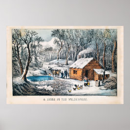 Een startpunt in de Wilde Currier & Ives Poster