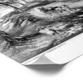 Een startpunt op de Mississippi-printer Poster (Hoek)