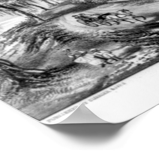 Een startpunt op de Mississippi-printer Poster (Hoek)