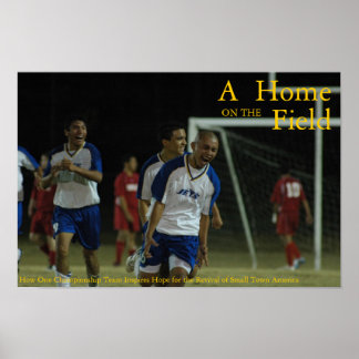 Een startpunt op het veld Poster I