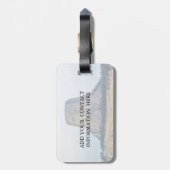 Een startpunt van een Beer Bagagelabel (Achterkant verticaal)