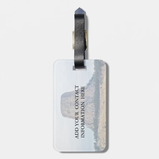 Een startpunt van een Beer Bagagelabel (Achterkant verticaal)