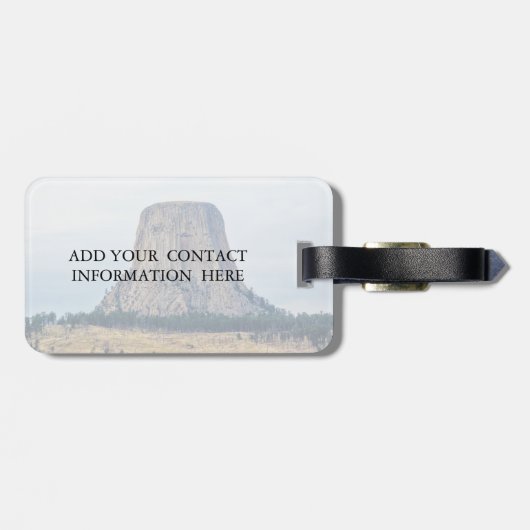 Een startpunt van een Beer Bagagelabel (Achterkant horizontaal)