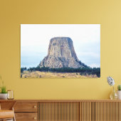 Een startpunt van een Beer Canvas Afdruk (Insitu (Woonkamer))