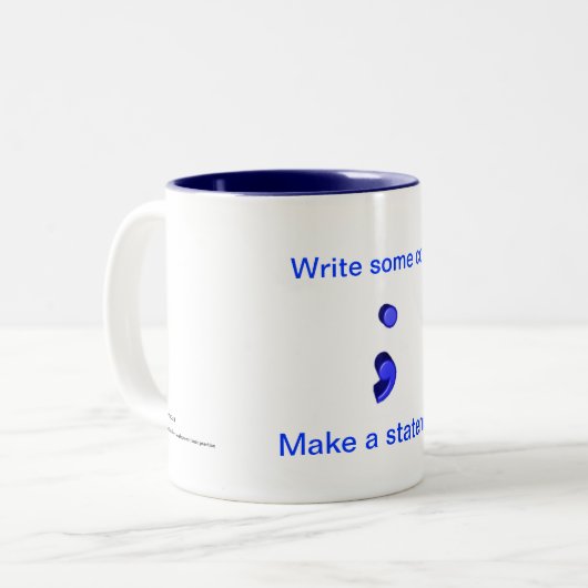 Een statement Mok maken (Voorkant links)