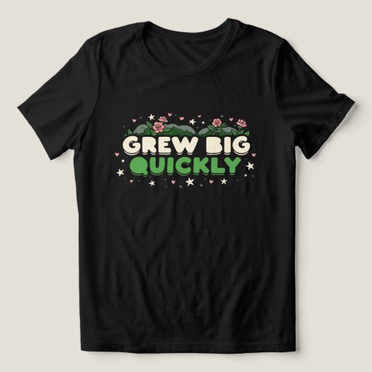 Een statement van groei en positiviteit 🌸 Tri-Blend shirt (Design voorkant)