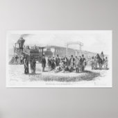 Een station in Prairie: de 100e Meridiaan Poster (Voorkant)