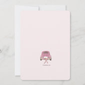 Een station met een bridale Shower-uitnodiging Kaart (Achterkant)