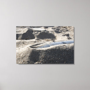 Een statische vertoning van een ordnance shell canvas afdruk