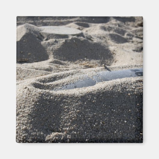 Een statische vertoning van een ordnance shell magneet (Voorkant)