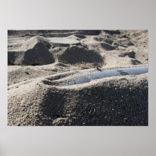 Een statische vertoning van een ordnance shell poster