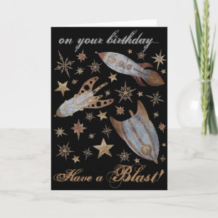 Een 'Steampunk Birthday Blast' hebben Kaart