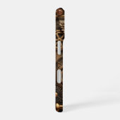 Een Steampunk Fusion van Kunst en Machines iPhone 16 Hoesje (Rechterkant)