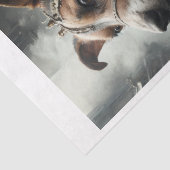 Een Steampunk Jack Russell Terrier Tissuepapier (Detail)