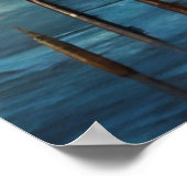 Een Steampunk Otter in de Sterrennacht Poster (Hoek)