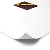 Een Steampunk Robotic Couple Verliefd Poster (Hoek)