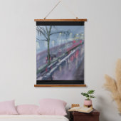 Een stedelijke scene hangend wandkleed (Slaapkamer)